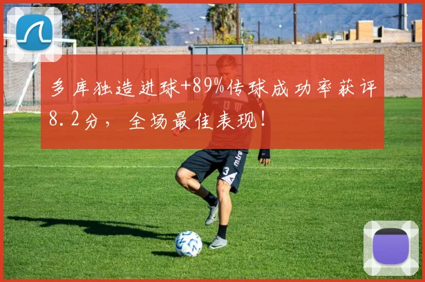 多库独造进球+89%传球成功率获评8.2分，全场最佳表现！